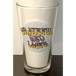 GRATEFUL RED LAGER RARE Beer Drinking Glass Heartland Brewery